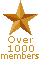 1000 members
